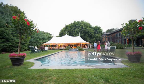 Atmosphere at the Hamptons Magazine Private Dinner Celebrating East Hampton Library Authors Night on August 12, 2017 in East Hampton, New York.