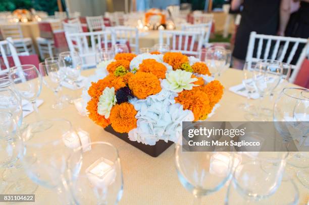 Atmosphere at the Hamptons Magazine Private Dinner Celebrating East Hampton Library Authors Night on August 12, 2017 in East Hampton, New York.