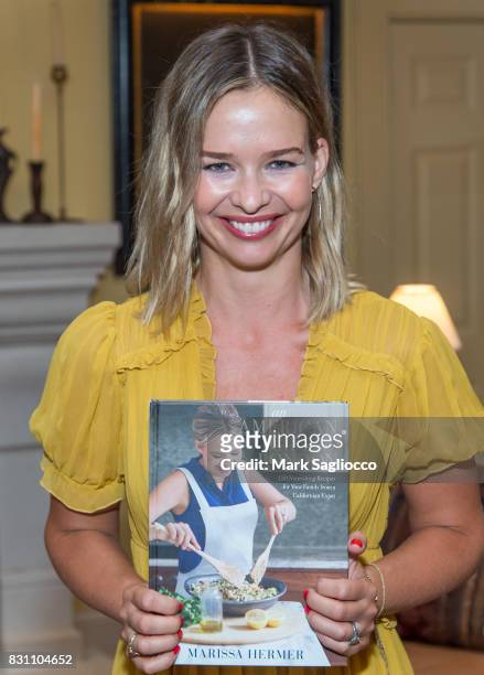 Author Marisa Hermer attends Hamptons Magazine's Private Dinner Celebrating East Hampton Library Authors Nighton August 12, 2017 in East Hampton, New...