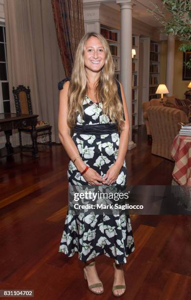 Author Jessica Siskin attends Hamptons Magazine's Private Dinner Celebrating East Hampton Library Authors Nighton August 12, 2017 in East Hampton,...