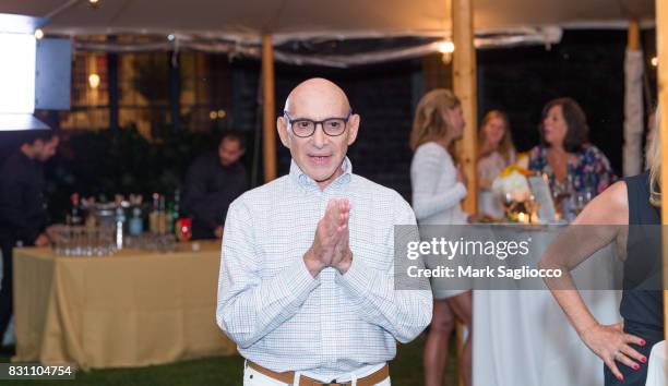 Host Michael Braverman attends Hamptons Magazine's Private Dinner Celebrating East Hampton Library Authors Nighton August 12, 2017 in East Hampton,...