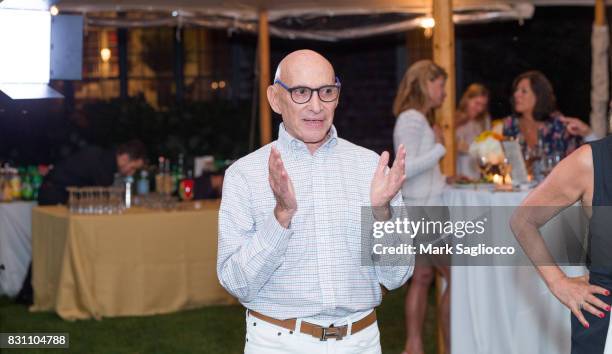 Host Michael Braverman attends Hamptons Magazine's Private Dinner Celebrating East Hampton Library Authors Nighton August 12, 2017 in East Hampton,...