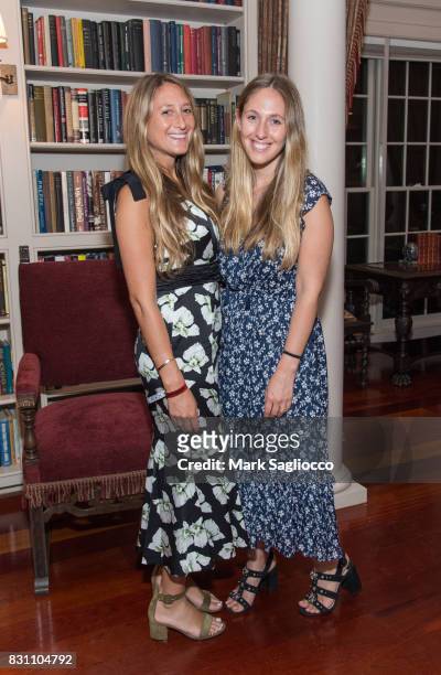 Author Jessica Siskin and Jamie Goldstein attend Hamptons Magazine's Private Dinner Celebrating East Hampton Library Authors Nighton August 12, 2017...