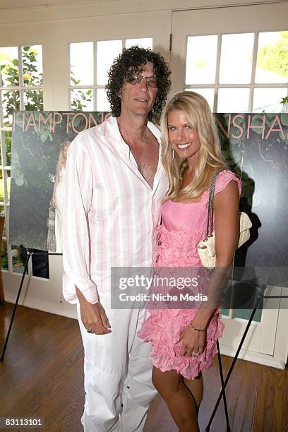 Howard Stern, Beth Ostrosky and Hamptons Magazine Celebrates Cover Star Beth Ostrosky with Bollinger Champagne and Xellent Vodka on July 12, 2008 at...