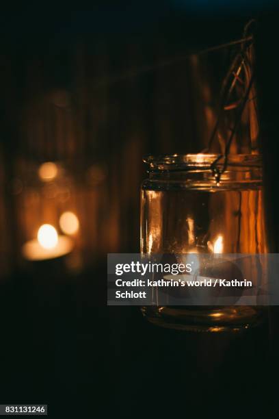 chain of lights - lichterkette stock pictures, royalty-free photos & images