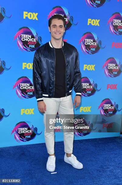 Actor Charlie DePew attends the Teen Choice Awards 2017 at Galen Center on August 13, 2017 in Los Angeles, California.