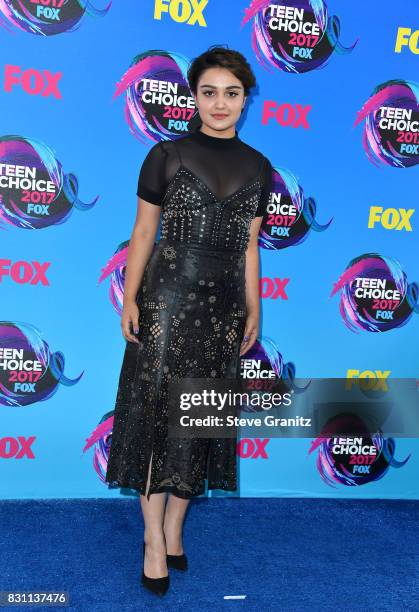 Actor Ariela Barer attends the Teen Choice Awards 2017 at Galen Center on August 13, 2017 in Los Angeles, California.