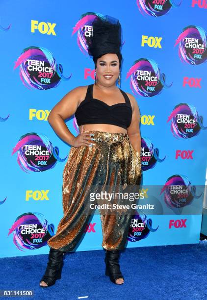 Patrick Starrr attends the Teen Choice Awards 2017 at Galen Center on August 13, 2017 in Los Angeles, California.