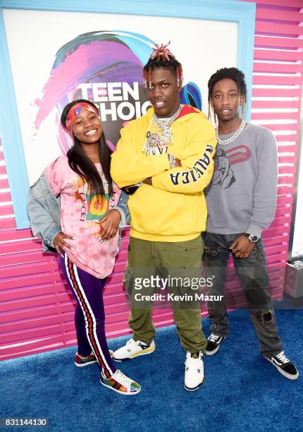 Lil Yachty and guests attend the Teen Choice Awards 2017 at Galen Center on August 13, 2017 in Los Angeles, California.