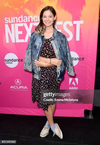 Actor Analeigh Tipton attends 2017 Sundance NEXT FEST at The Theater at The Ace Hotel on August 13, 2017 in Los Angeles, California.