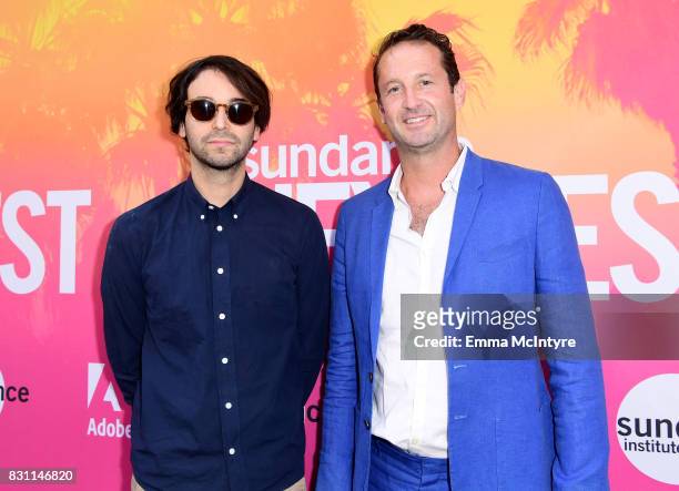 Writer/director Alex Ross Perry and Trevor Groth, Director of Programming at Sundance Film Festival attend 2017 Sundance NEXT FEST at The Theater at...