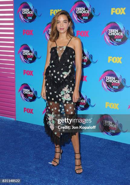 Actor Georgie Flores attends the Teen Choice Awards 2017 at Galen Center on August 13, 2017 in Los Angeles, California.