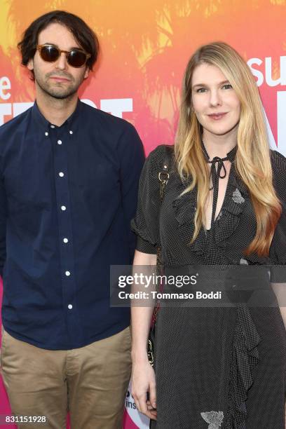 Alex Ross Perry and Lily Rabe attend the 2017 Sundance NEXT FEST at The Theater at The Ace Hotel on August 13, 2017 in Los Angeles, California.