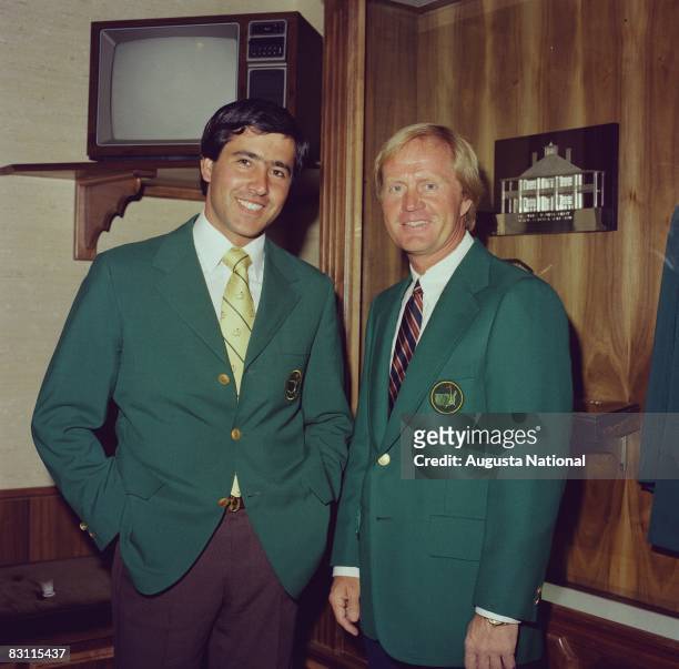 Seve Ballesteros And Jack Nicklaus At The Champions Dinner Of The 1981 Masters Tournament