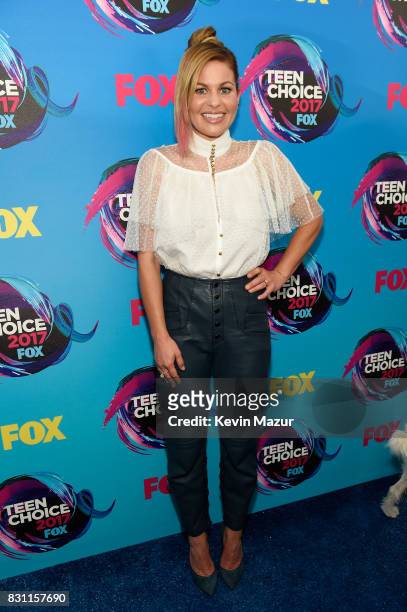 Candace Cameron-Bure attends the Teen Choice Awards 2017 at Galen Center on August 13, 2017 in Los Angeles, California.