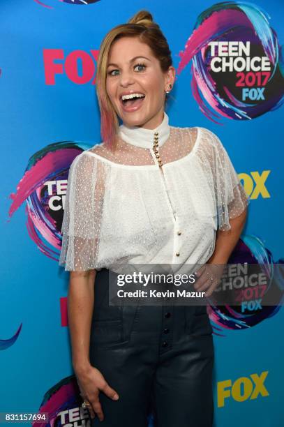 Candace Cameron-Bure attends the Teen Choice Awards 2017 at Galen Center on August 13, 2017 in Los Angeles, California.