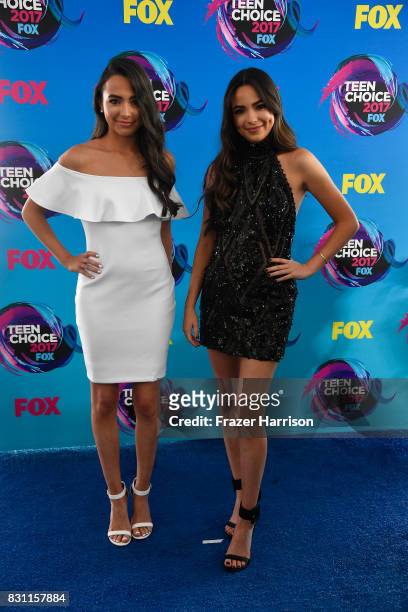 Vanessa Merrell and Veronica Merrell attend the Teen Choice Awards 2017 at Galen Center on August 13, 2017 in Los Angeles, California.