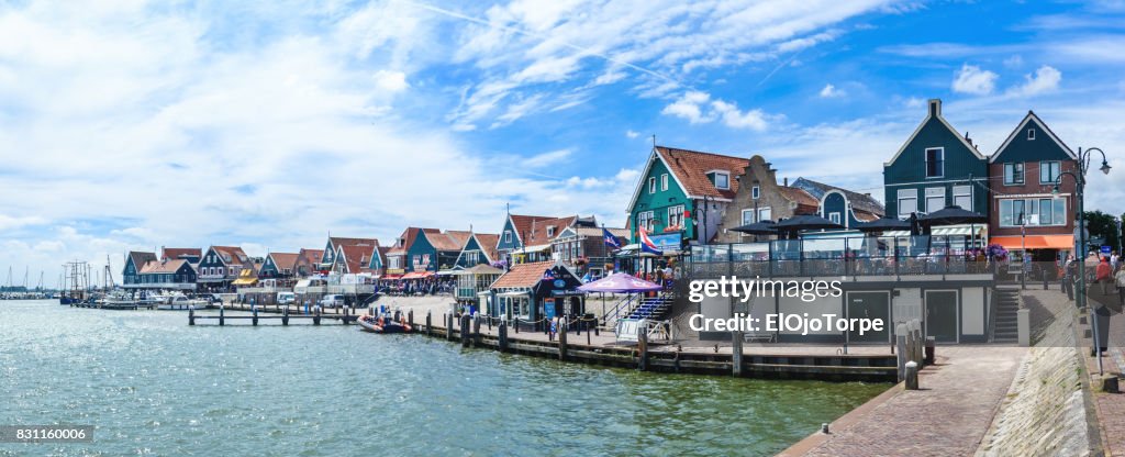 View of Volendam city, Netherlands