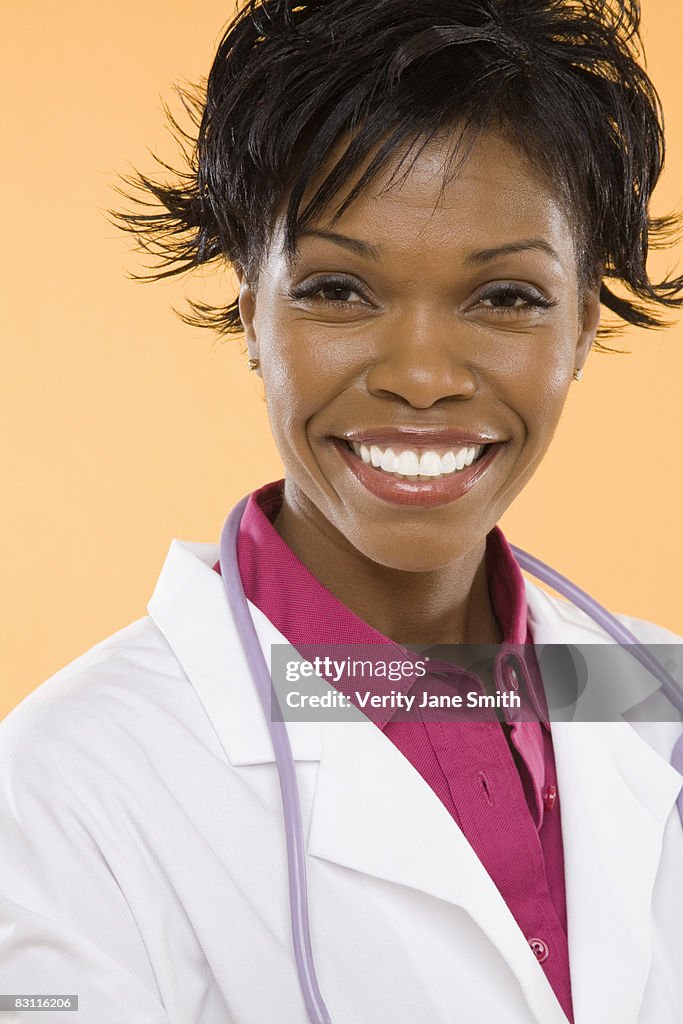 Portrait of smiling doctor