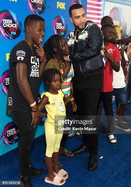 French Montana attends the Teen Choice Awards 2017 at Galen Center on August 13, 2017 in Los Angeles, California.