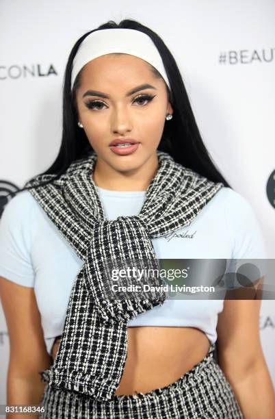 Karla Jara attends Day 2 of the 5th Annual Beautycon Festival Los Angeles at the at Los Angeles Convention Center on August 13, 2017 in Los Angeles,...