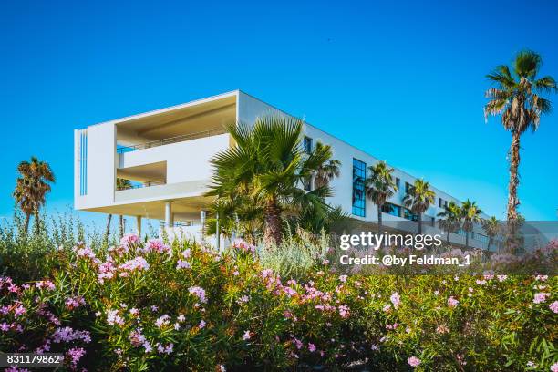 modern apartment in sete, cote d 'azur, france - languedoc rousillon stock pictures, royalty-free photos & images