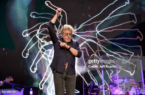 Roger Daltrey of The Who performs on the Lands End stage during the 2017 Outside Lands Music And Arts Festival at Golden Gate Park on August 13, 2017...