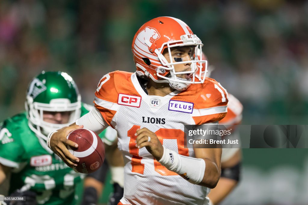 BC Lions v Saskatchewan Roughriders