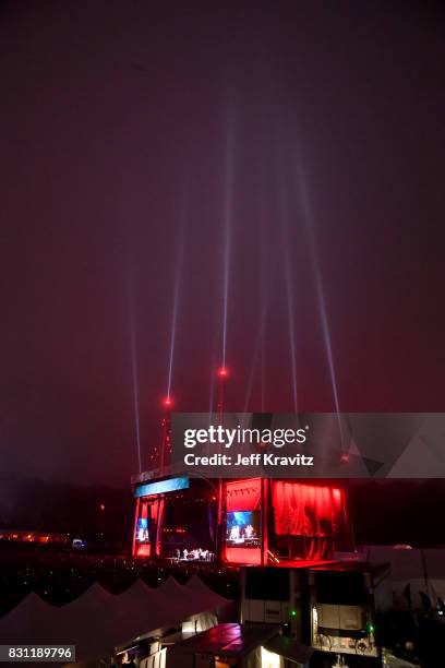 The Who performs on the Lands End stage during the 2017 Outside Lands Music And Arts Festival at Golden Gate Park on August 13, 2017 in San...