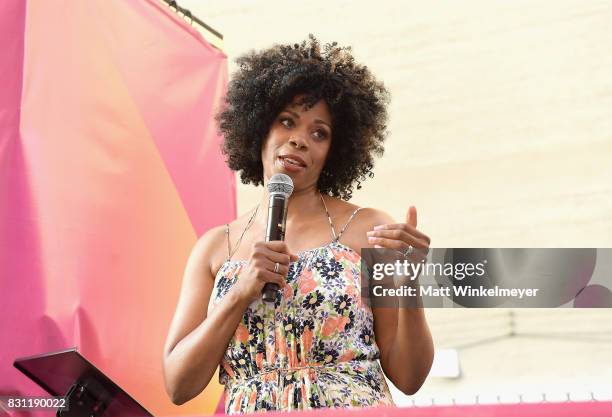 Kim Wayans speaks during 2017 Sundance NEXT FEST at The Theater at The Ace Hotel on August 13, 2017 in Los Angeles, California.