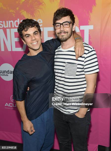 Musician Asa Taconne of Electric Guest and producer Jorma Taccone attend 2017 Sundance NEXT FEST at The Theater at The Ace Hotel on August 13, 2017...