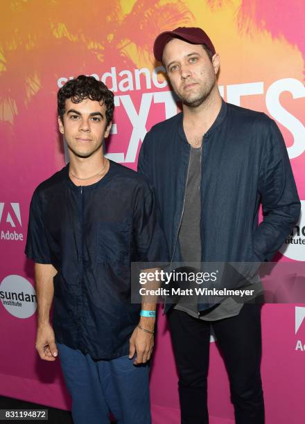 Musicians Asa Taccone and Matthew Compton of Electric Guest attend 2017 Sundance NEXT FEST at The Theater at The Ace Hotel on August 13, 2017 in Los...