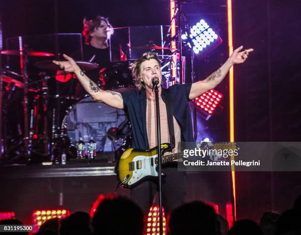 John Rzeznik of the Goo Goo Dolls performs at Northwell Health at Jones Beach Theater on August 13, 2017 in Wantagh, New York.
