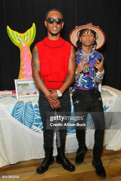 Rae Sremmurd attends Backstage Creations Celebrity Retreat at Teen Choice 2017 - Day 2 at Galen Center on August 13, 2017 in Los Angeles, California.