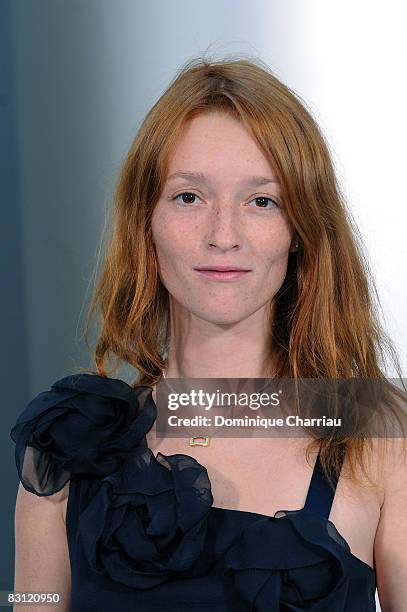 Audrey Marney attends Chanel '09 Spring Summer Haute Couture fashion show on July 1, 2008 in Paris, France.