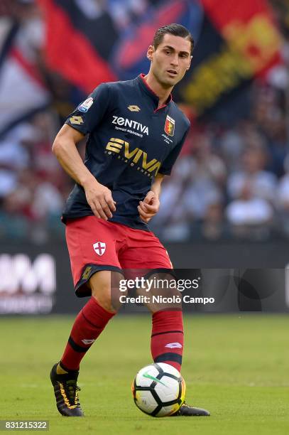 Aleandro Rosi of Genoa CFC in action during the TIM Cup football match between Genoa CFC and AC Cesena. Genoa CFC wins 2-1 over AC Cesena.