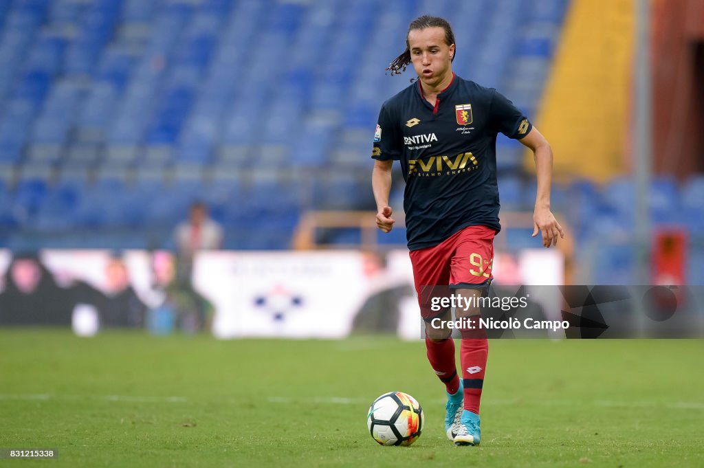 Diego Laxalt of Genoa CFC in action during the TIM Cup...