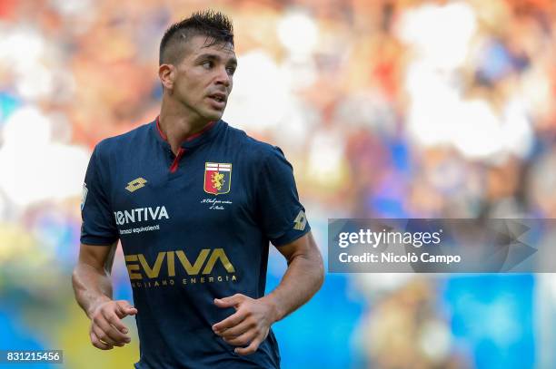 Giovanni Simeone of Genoa CFC looks on during the TIM Cup football match between Genoa CFC and AC Cesena. Genoa CFC wins 2-1 over AC Cesena.