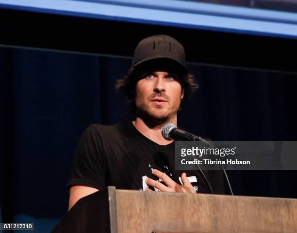 Ian Somerhalder attends the 1st Annual CatCon Awards Show at the 3rd Annual CatCon at Pasadena Convention Center on August 13, 2017 in Pasadena,...