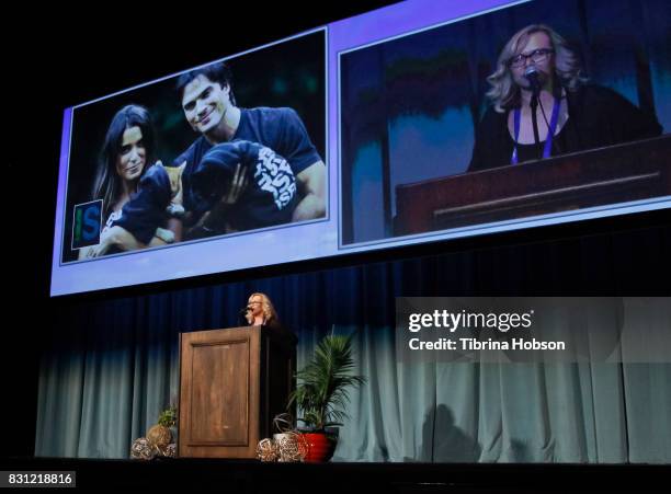 CatConLA Founder Susan Michalsattends the 1st Annual CatCon Awards Show at the 3rd Annual CatCon at Pasadena Convention Center on August 13, 2017 in...