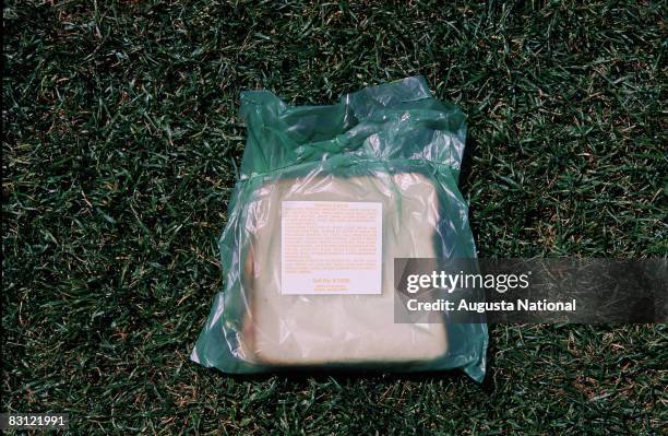 Pimento Cheese Sandwich With Green Bag During The 2000 Masters Tournament