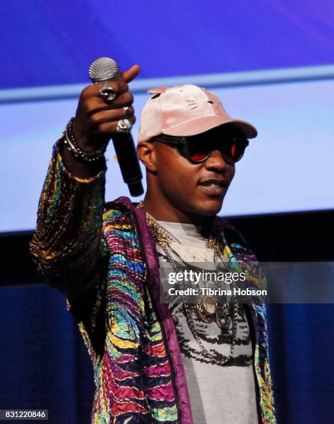 Moshow, The Cat Rapper, attends the 1st Annual CatCon Awards Show at the 3rd Annual CatCon at Pasadena Convention Center on August 13, 2017 in...