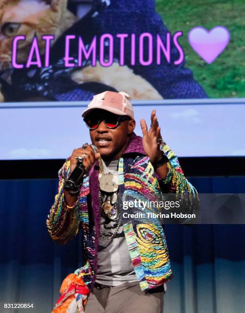 Moshow, The Cat Rapper, attends the 1st Annual CatCon Awards Show at the 3rd Annual CatCon at Pasadena Convention Center on August 13, 2017 in...