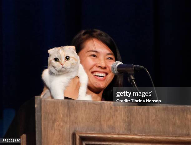 Luna Rose and Varisiri Mathachittiphan attend the 1st Annual CatCon Awards Show at the 3rd Annual CatCon at Pasadena Convention Center on August 13,...