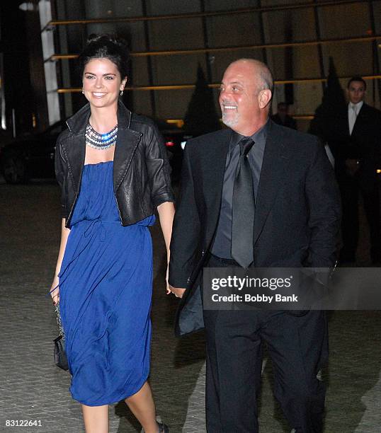 Katie Lee Joel and Billy Joel attend the wedding of Howard Stern and Beth Ostrosky at Le Cirque on October 3, 2008 in New York City.