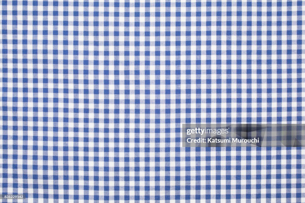 Checkered cloth textutre background