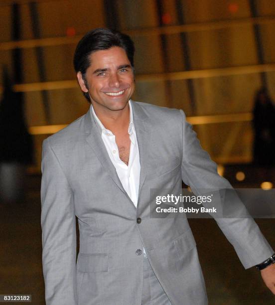 Actor John Stamos attends the wedding of Howard Stern and Beth Ostrosky at Le Cirque on October 3, 2008 in New York City.