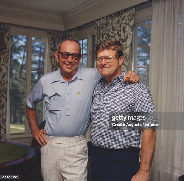 Jack Stevens And Hootie Johnson At The 1973 Masters Tournament