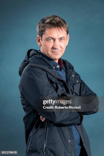 Irish director, television presenter, author and public speaker Conor Woodman attends a photocall during the annual Edinburgh International Book...