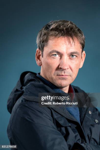 Irish director, television presenter, author and public speaker Conor Woodman attends a photocall during the annual Edinburgh International Book...